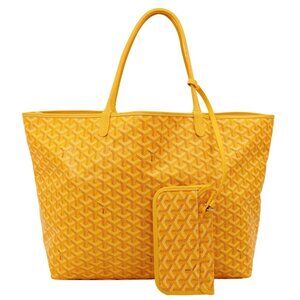 Goyard  Saint Louis GM Canvas Tote Bag Yellow